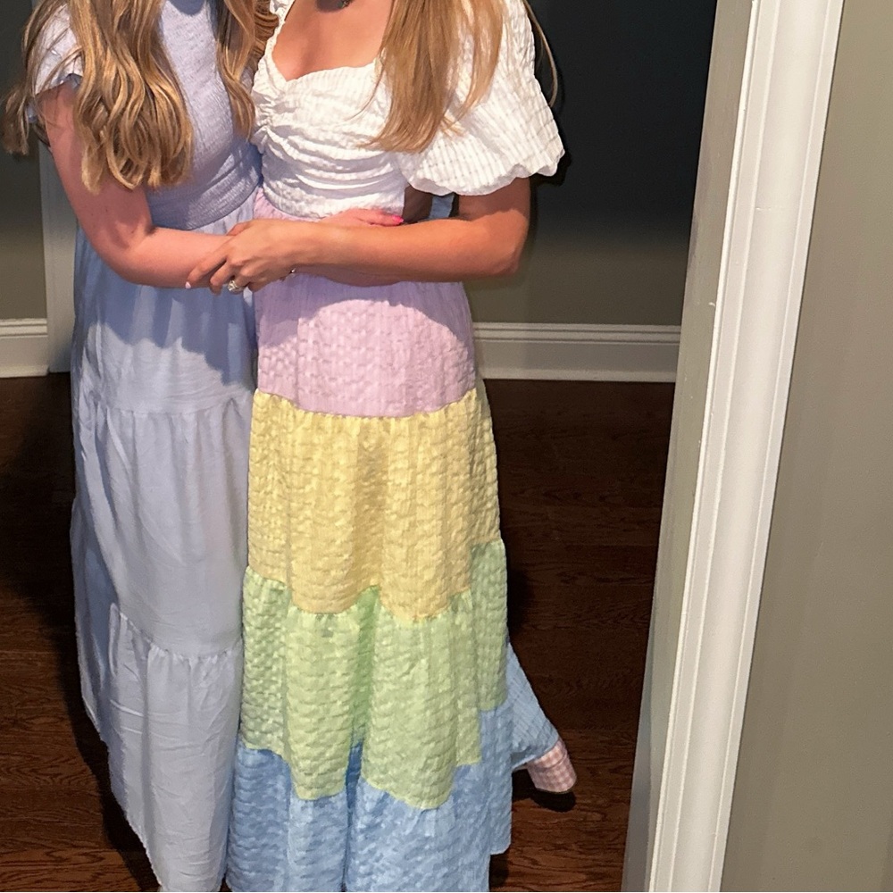 Colorblock Maxi Dress - Picture 3 of 4
